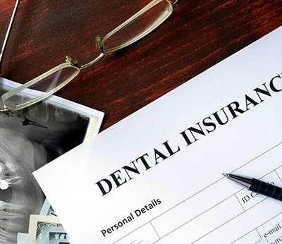 an empty dental insurance claim form