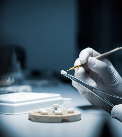 A lab making dental crowns in Dayton