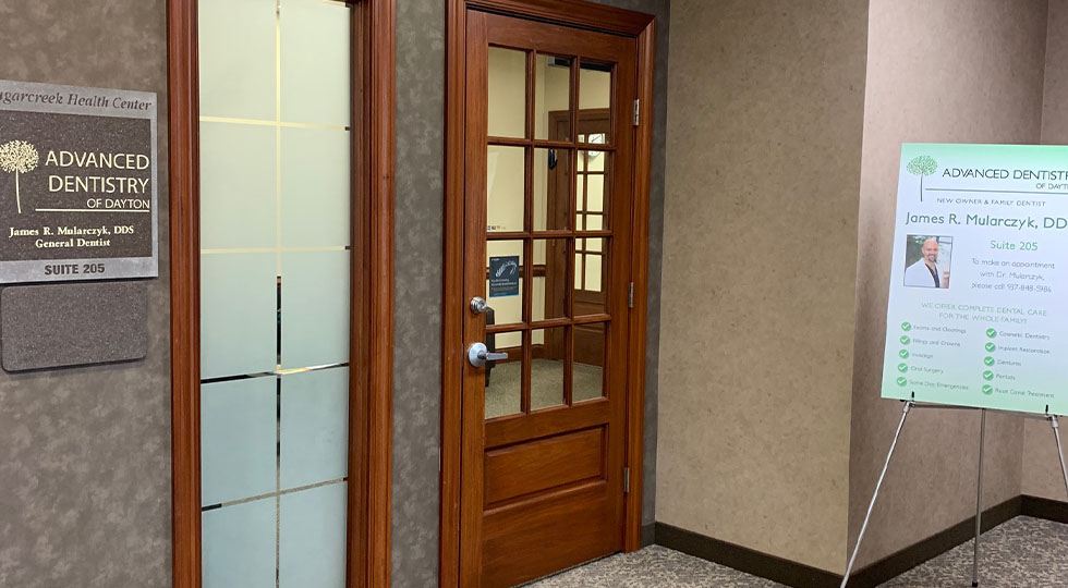 Dental office entrance