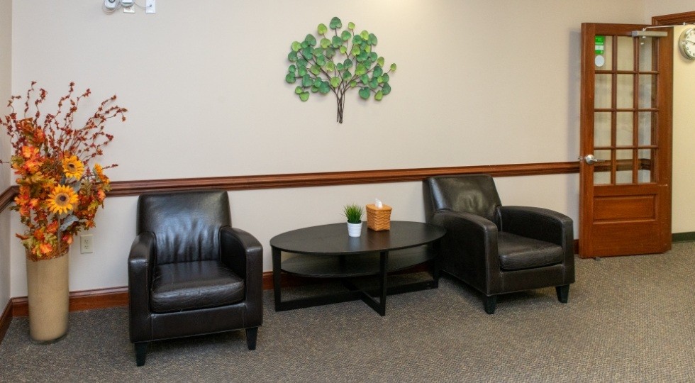 Dental office waiting room